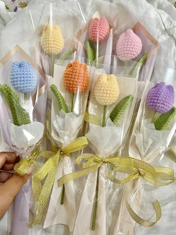 Crochet Tulip flower