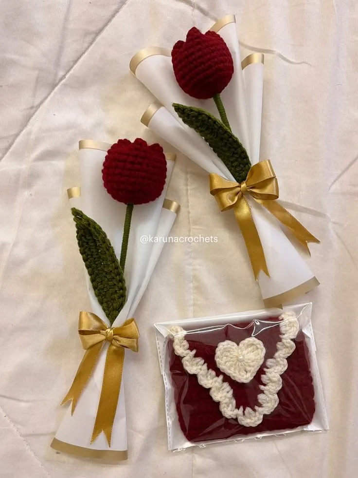 Crochet Tulip Gift Set